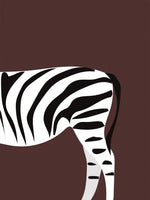 Poster: Half zebra, by LIWE