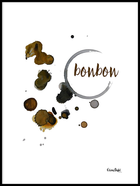 Poster: Bonbon, by Elina Dahl