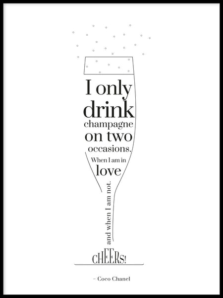 Poster: Champagne, by GaboDesign