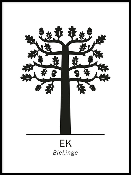 Poster: Oak, by Paperago