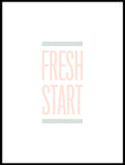 Poster: Fresh Start, pastel, by Esteban Donoso