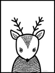 Poster: Deer Buddy, by Anna Grundberg