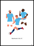 Poster: Manchester City FC, by Tim Hansson