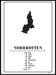 Poster: Norrbotten, by Caro-lines