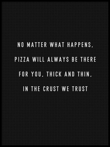 Poster: Pizza Trust, by Grafiska huset
