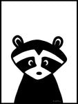 Poster: Raccoon Buddy, by Anna Grundberg