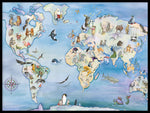 Poster: Map of the world, by Discontinued products