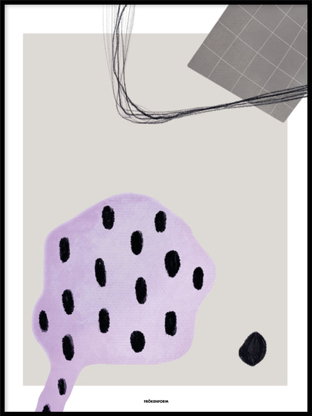 Poster: Violett, by Fröken Form