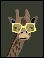 Poster: Giraf goggle, by LIWE