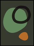 Poster: Green circle, by LIWE