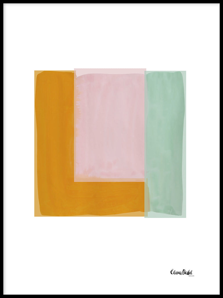 Poster: Abstract square - order online from nordicpostercollective.com