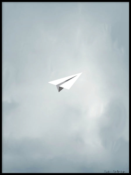 Poster: Airplane, by Sofie Staffans-Lytz