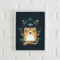 Poster: All Knowing Cat, by Discontinued products