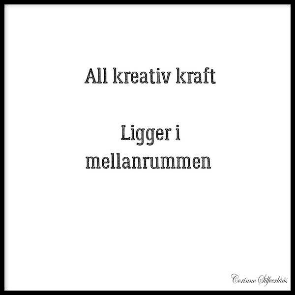 Poster: All kreativ kraft, by Discontinued products