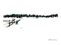 Poster: Alvaret, winter, by Lisbeth Svärling