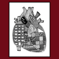 Poster: Anatomic heart, by Tovelisa