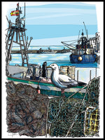 Poster: Andalusia: Fishing port, by Discontinued products