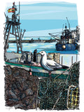 Poster: Andalusia: Fishing port, by Discontinued products