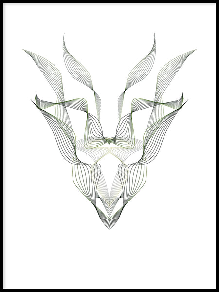 Poster: Antelope, by Jeanett Silwärn