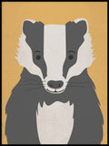 Poster: Bad Badger, by Discontinued products