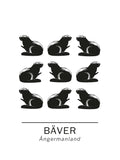 Poster: beaver the official animals of Ångermanland, Sweden., by Paperago