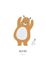 Poster: Belly pose, by Katri Hansson