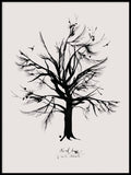Poster: Bird Tree, by Toril Bækmark