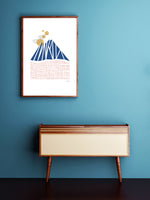 Poster: Blue Mountain, by Discontinued products