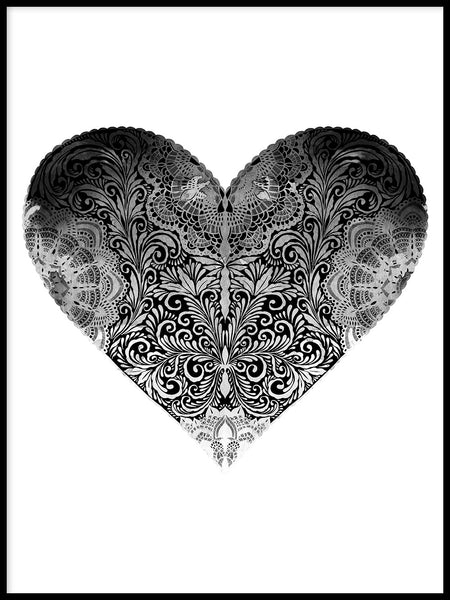 Poster: Black Heart, by Sofie Rolfsdotter