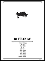 Poster: Blekinge, by Caro-lines