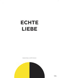 Poster: Borussia Dortmund Echte Liebe, by Tim Hansson