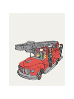 Poster: Fire truck, by LIWE