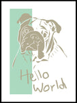 Poster: Bulldog, by LIWE