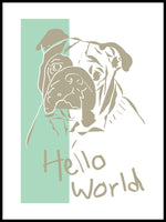 Poster: Bulldog, by LIWE