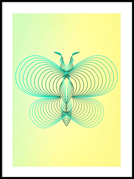 Poster: Butterfly effect, by Jeanett Silwärn