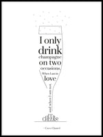 Poster: Champagne, by GaboDesign