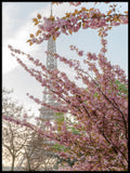 Poster: Cherry Blossom at Eiffel I, by Magdalena Martin Photography