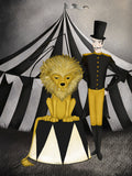 Poster: Circus, Lion, by Majali Design & Illustration