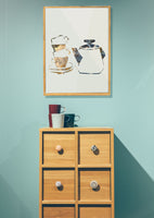 Poster: Coffee, sunrise, by LIWE