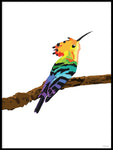 Poster: Colorful Birds #3, by PIEL Design