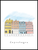 Poster: Copenhagen - Nyhavn, by Forma Nova