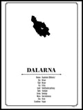 Poster: Dalarna, by Caro-lines