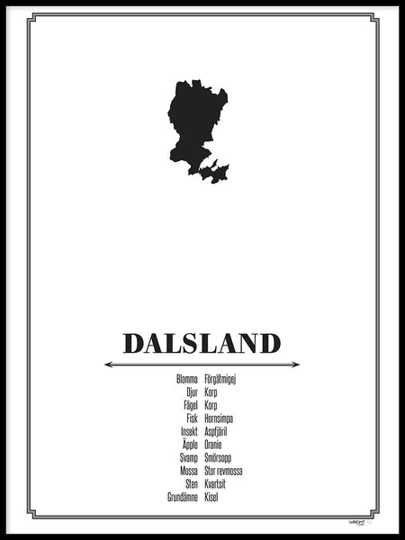 Poster: Dalsland, by Caro-lines