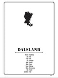 Poster: Dalsland, by Caro-lines