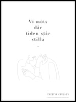 Poster: Där vi finns kvar, by EVELINA CARLSON x ELIN JÖNINGER