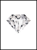 Poster: Diamond, by Lotta Larsdotter