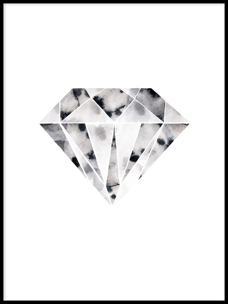 Poster: Diamond, by Lotta Larsdotter