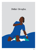 Poster: Didier Drogba, by Tim Hansson