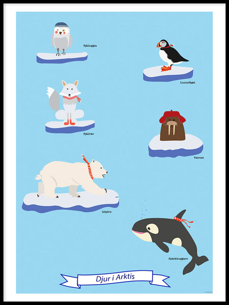 Poster: Animals in the Arctic, by Discontinued products