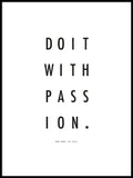 Poster: Do it with passion, by Discontinued products